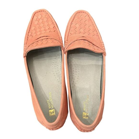 White Mountain Flats Shoes SpeedBoat Leather Loafers 10 M - Picture 3 of 6